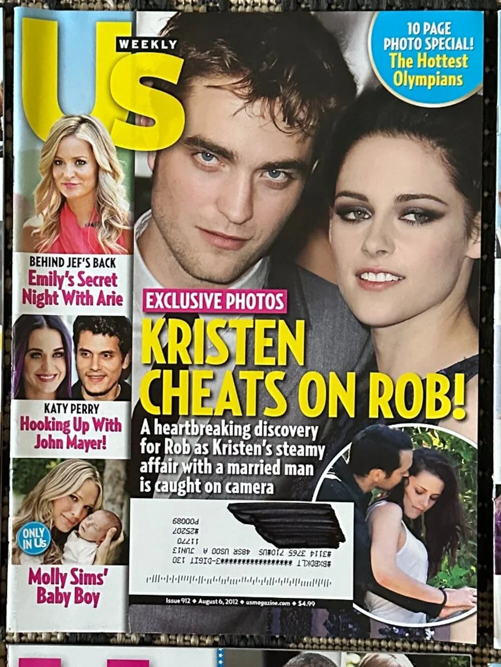 Vintage Lot of 6 US Weekly Magazines 2012 Celebrity Gossip Fashion Party Life
